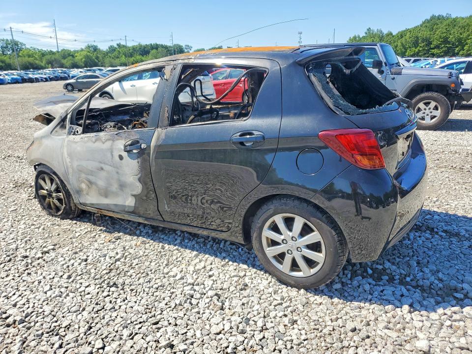 2015 Toyota Yaris VIN VNKKTUD3XFA024862 COPART salvage auction — BURN, Ma - Cert Of Title-Reconstrctd Coll, sold $125 on 2026-07-22 (photo 2)