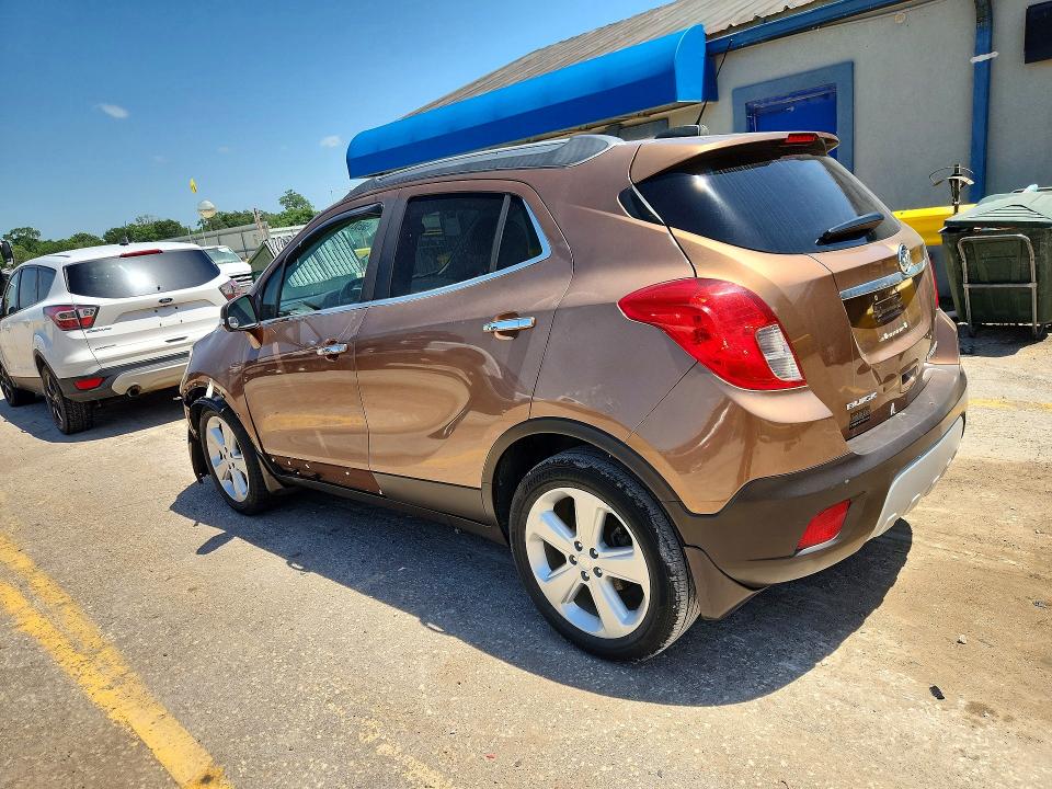 2016 Buick Encore VIN KL4CJBSB4GB549908 COPART salvage auction — FRONT END, Ks - Cert Of Title-Salvage, sold $850 on 2026-07-08 (photo 2)