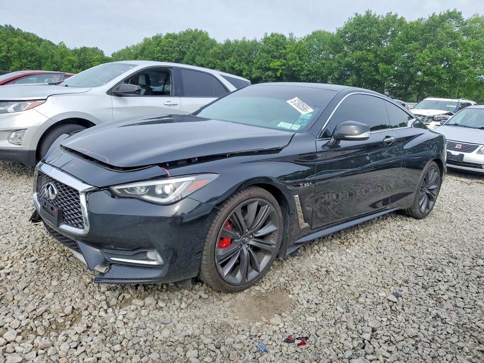 2018 Infiniti VIN JN1FV7EL7JM631333 COPART salvage auction — FRONT END, Ny - Mv-907A Salvage Certificate, sold $2,050 on 2026-07-17 (photo 1)