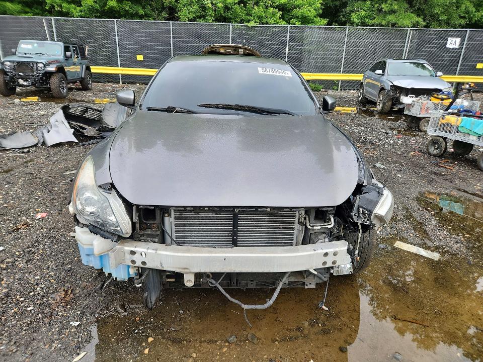 2013 Infiniti G VIN JN1CV6EL8DM980020 COPART salvage auction — FRONT END, Md - Cert Of Salvage > 75% Damage, sold $325 on 2026-07-10 (photo 5)