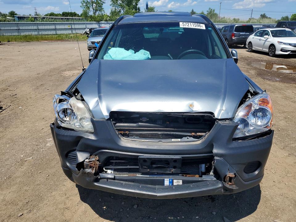 2006 Honda Cr-v VIN SHSRD78896U410250 COPART salvage auction — FRONT END, Oh - Cert Of Title-Salvage, sold $350 on 2026-07-20 (photo 5)