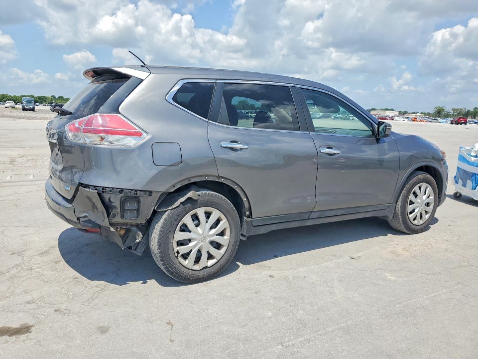 2014 Nissan Rogue VIN 5N1AT2ML2EC786364 COPART salvage auction — REAR END, Tn - Salvage Certificate, sold $875 on 2026-07-06 (photo 3)