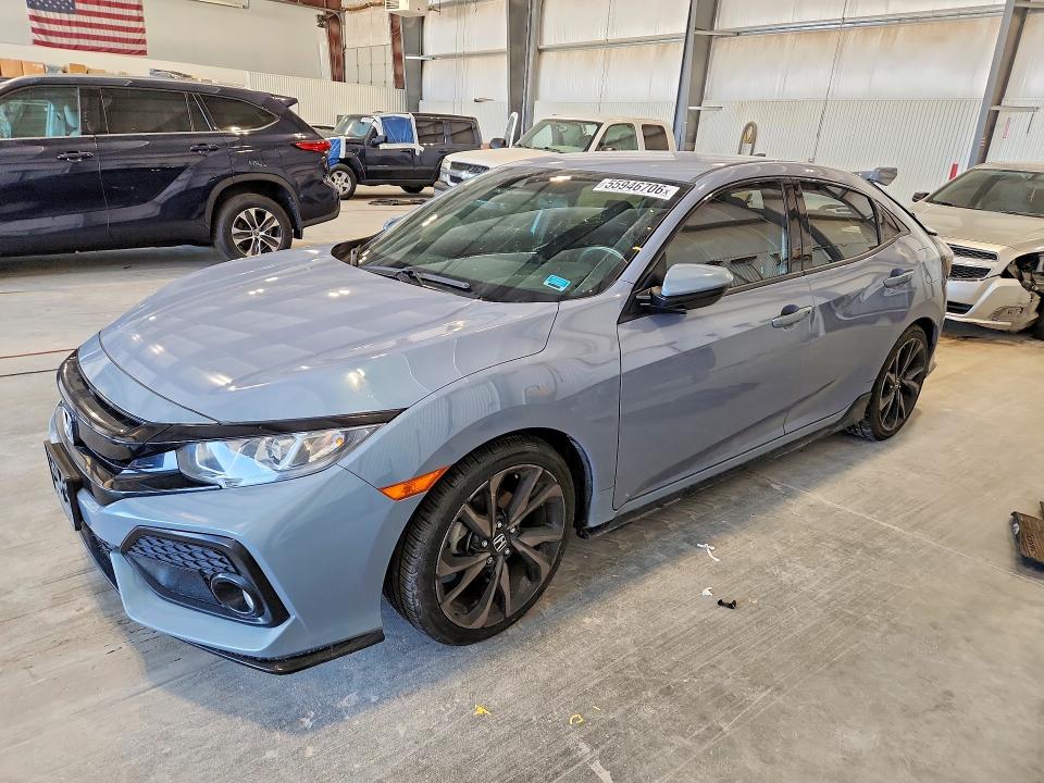 2019 Honda Civic VIN SHHFK7H40KU216129 COPART salvage auction — REAR END, Ne - Cert Of Title-Salvage, sold $3,300 on 2026-07-28 (photo 1)
