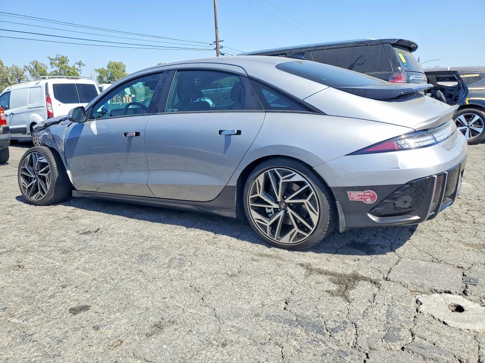 2023 Hyundai Ioniq 6 VIN KMHM34AAXPA053568 COPART salvage auction — FRONT END, Ca - Salvage Certificate, sold $6,700 on 2026-07-16 (photo 2)