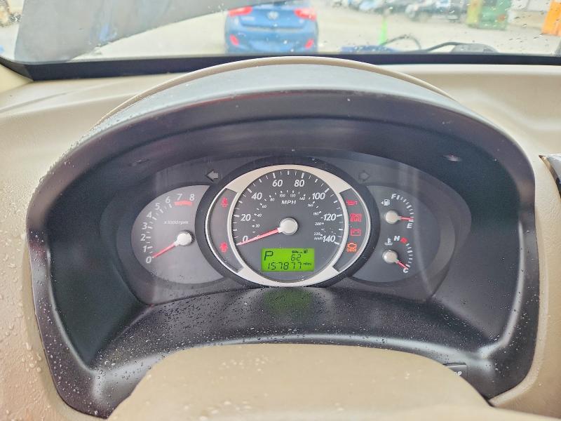 2006 Hyundai Tucson VIN KM8JN12D36U390777 COPART salvage auction — FRONT END, Sc - Cert Of Title-Salvage, sold $350 on 2026-07-27 (photo 9)