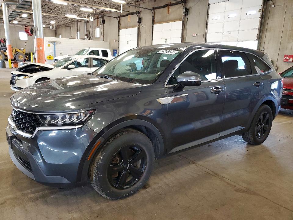 2022 Kia Sorento VIN 5XYRG4LC4NG100961 COPART salvage auction — HAIL, Mn - Cert Of Title-Salvage, sold $8,700 on 2026-07-16 (photo 1)