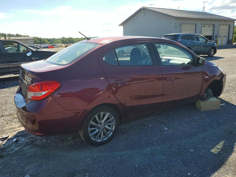 2018 Mitsubishi Mirage VIN ML32F3FJ4JHF05783 COPART salvage auction — UNDERCARRIAGE, Pa - Certificate Of Salvage, sold $2,050 on 2026-07-02 (photo 3)