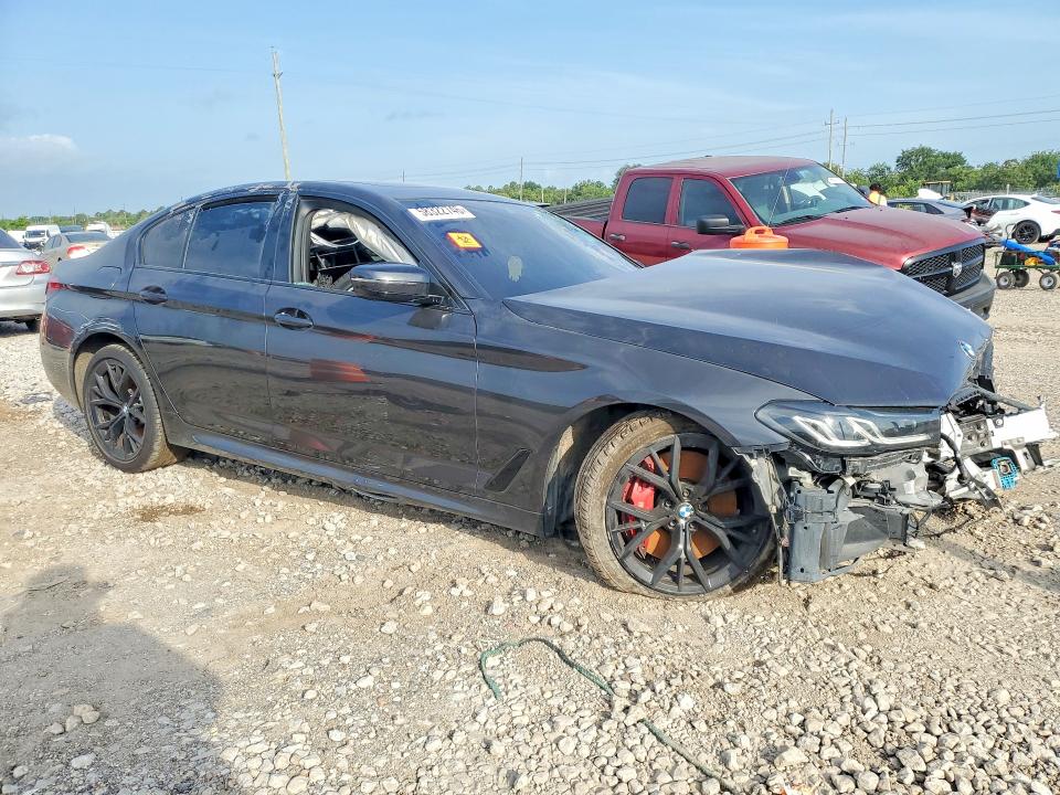 2022 BMW 5er VIN WBA53BJ00NCJ34369 COPART salvage auction — FRONT END, Tx - Certificate Of Title, sold $12,700 on 2026-07-16 (photo 4)