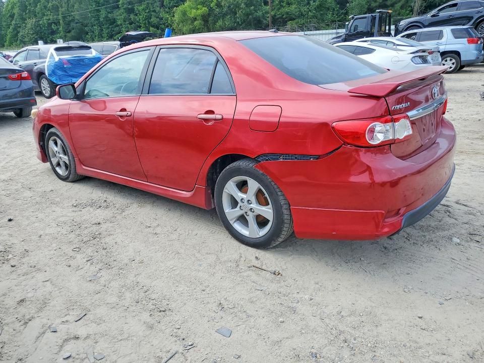 2012 Toyota Corolla VIN 5YFBU4EE8CP005725 COPART salvage auction — REAR END, Mo - Certificate Of Title, sold $1,800 on 2026-07-07 (photo 2)