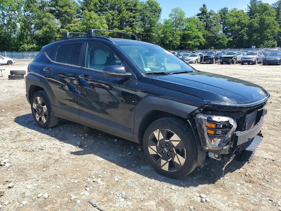 2024 Hyundai Kona VIN KM8HBCAB0RU137066 COPART salvage auction — FRONT END, Ma - Cert Of Title-Salvage, sold $100 on 2026-07-23 (photo 4)