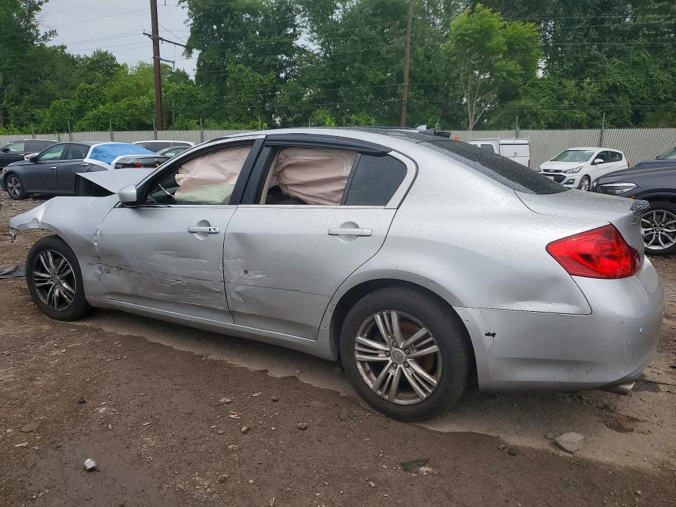 2013 Infiniti G VIN JN1CV6AR5DM764149 COPART salvage auction — FRONT END, Pa - Cert Of Salv-R=Reconstructed, sold $15 on 2026-07-06 (photo 2)