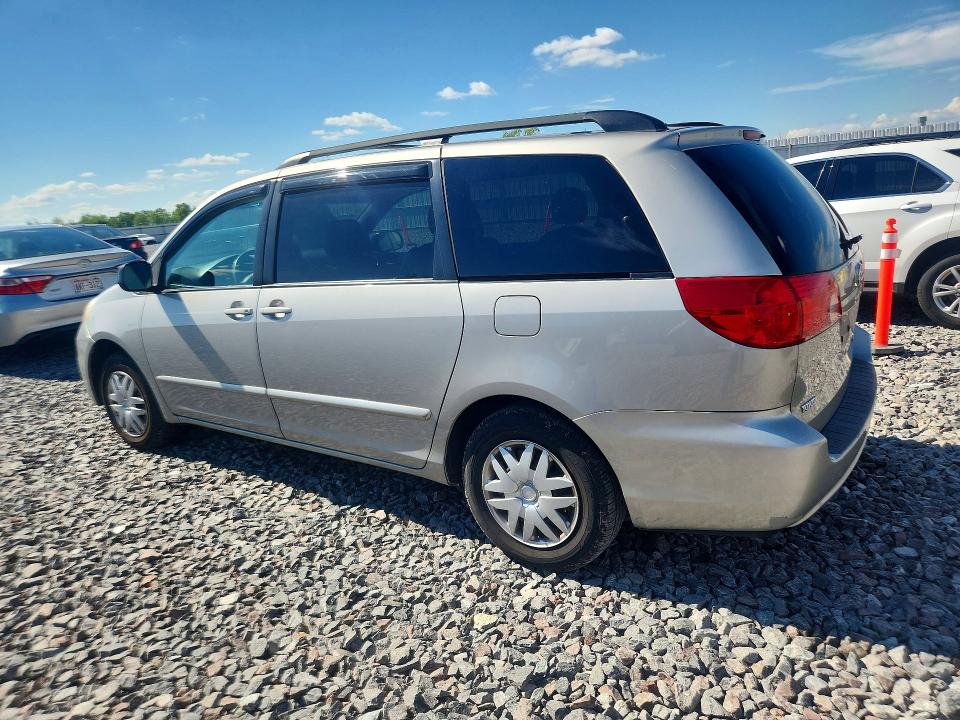 2008 Toyota Sienna VIN 5TDZK23C08S109165 COPART salvage auction — HAIL, Wi - Junked Vehicle Bill Of Sale, sold $600 on 2026-07-06 (photo 2)