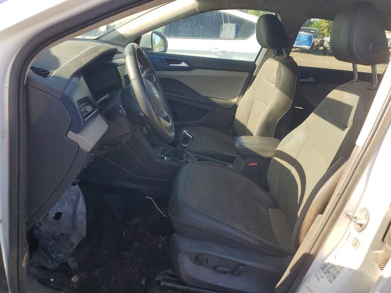 2022 Volkswagen Taos VIN 3VVWX7B28NM043102 COPART salvage auction — FRONT END, Or - Lien Papers, Clean Title, sold $6,800 on 2026-07-08 (photo 7)
