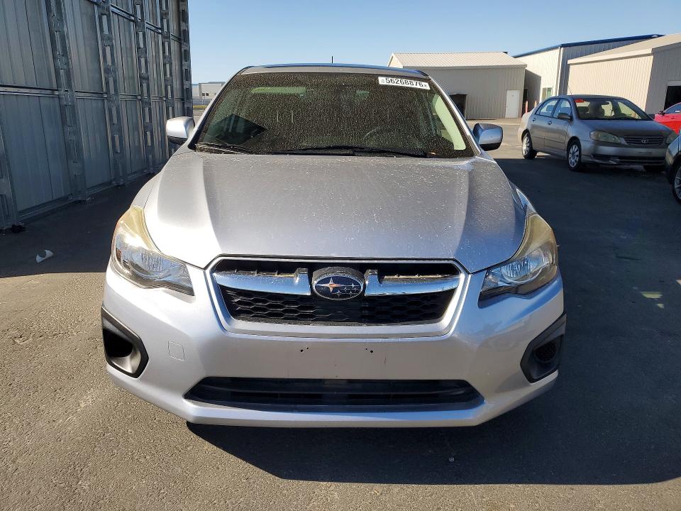 2014 Subaru Impreza VIN JF1GPAC65E8276902 COPART salvage auction — REAR END, Ca - Salvage Certificate, sold $925 on 2026-07-09 (photo 5)