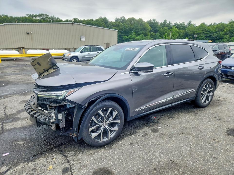 2022 Acura Mdx VIN 5J8YE1H46NL009424 COPART salvage auction — FRONT END, Wv - Salvage Certificate, sold $8,200 on 2026-07-30 (photo 1)