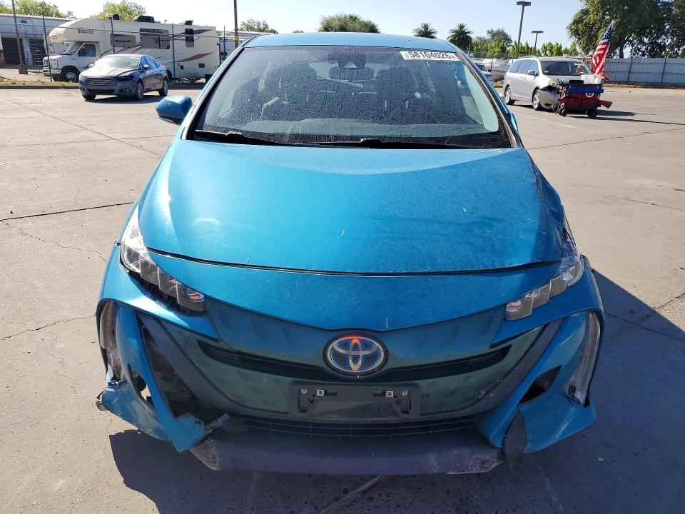2020 Toyota Prius VIN JTDKARFPXL3123158 COPART salvage auction — FRONT END, Ca - Salvage Certificate, sold $4,650 on 2026-07-13 (photo 5)