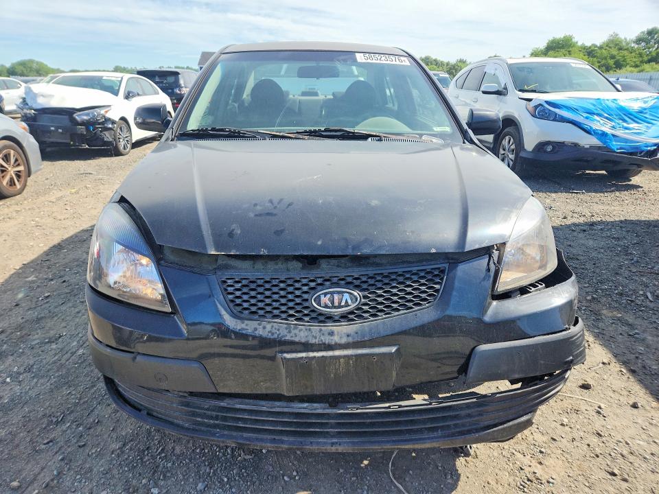 2006 Kia Rio VIN KNADE123666167059 COPART salvage auction — FRONT END, Ma - Cert Of Title-Reconstrctd Coll, sold $375 on 2026-07-08 (photo 5)