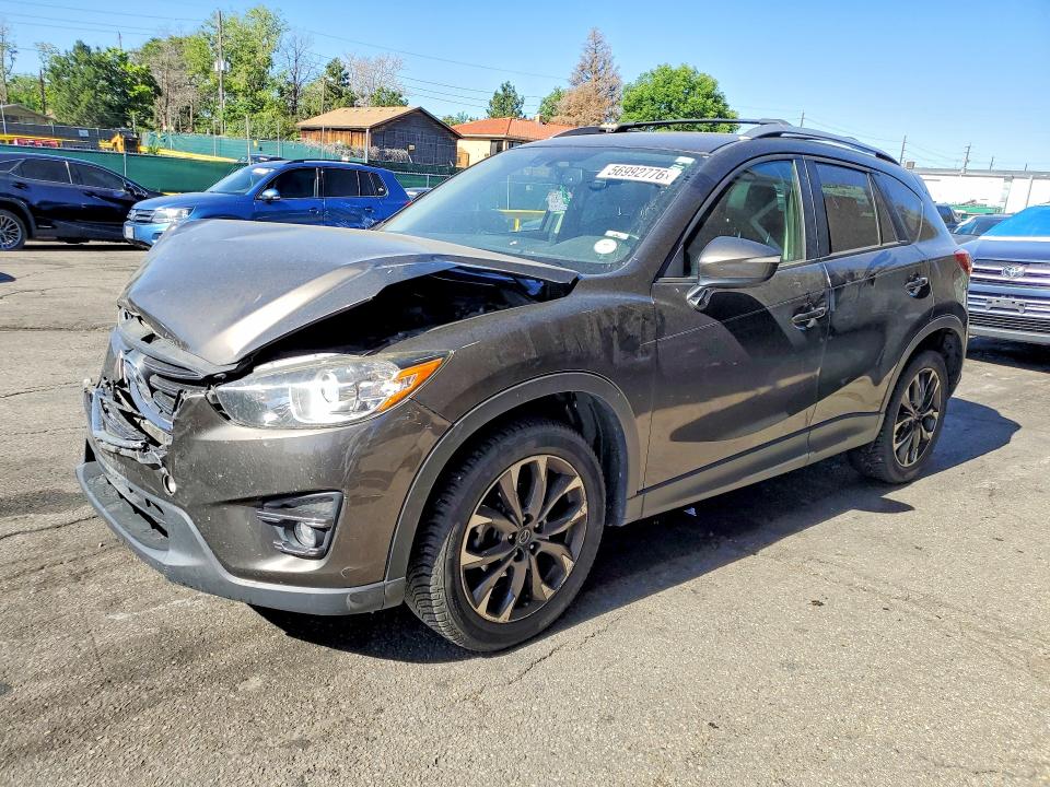 2016 Mazda Cx-5 VIN JM3KE4DY6G0827293 COPART salvage auction — FRONT END, Co - Salvage Title, sold $3,050 on 2026-07-09 (photo 1)