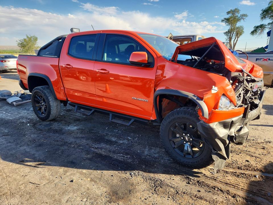 2019 Chevrolet Colorado VIN 1GCGTEENXK1273239 COPART salvage auction — FRONT END, Nm - Cert Of Title-Salvage, sold $6,600 on 2026-07-09 (photo 4)