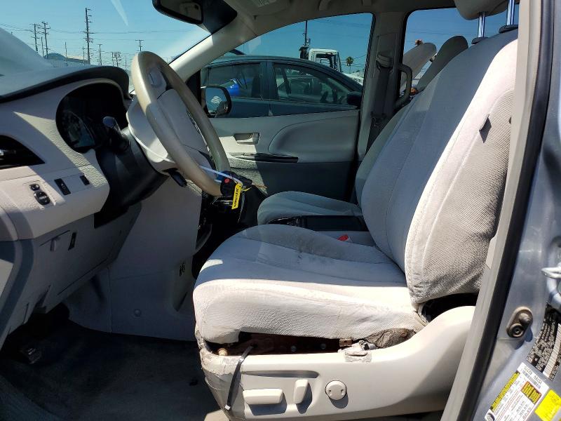 2014 Toyota Sienna VIN 5TDKK3DC3ES519508 COPART salvage auction — FRONT END, Ca - Salvage Certificate, sold $1,600 on 2026-07-08 (photo 7)