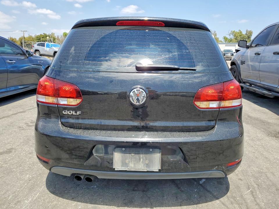 2012 Volkswagen Golf VIN WVWAB7AJ1CW191301 COPART salvage auction — FRONT END, Ca - Salvage Certificate, sold $375 on 2026-07-09 (photo 6)