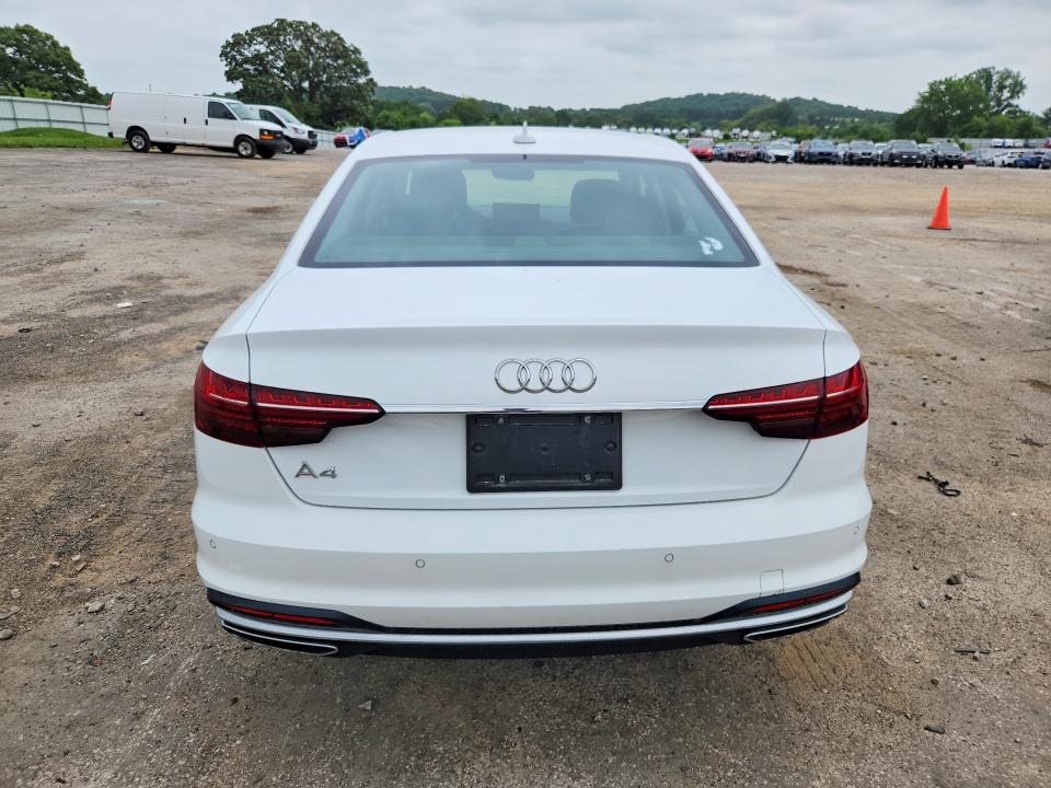 2020 Audi A4 VIN WAUHMAF41LA073252 COPART salvage auction — HAIL, Wi - Cert Of Title-Claim Paid, sold $8,900 on 2026-07-14 (photo 6)