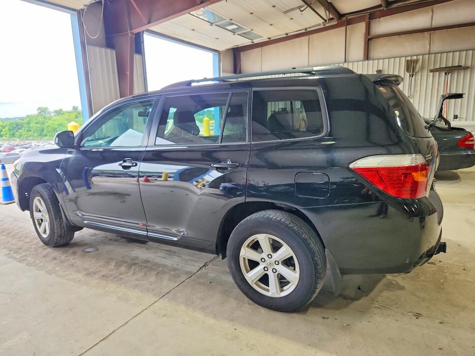 2010 Toyota Highlander VIN 5TDJK3EH6AS011050 COPART salvage auction — FRONT END, Pa - Certificate Of Salvage, sold $2,050 on 2026-07-10 (photo 2)