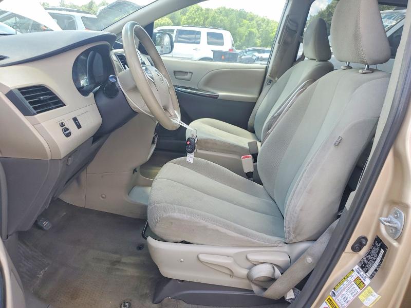 2014 Toyota VIN 5TDZK3DC2ES443973 COPART salvage auction — FRONT END, MA - CERTIFICATE OF TITLE, sold $1,100 on 2026-07-14 (photo 7)
