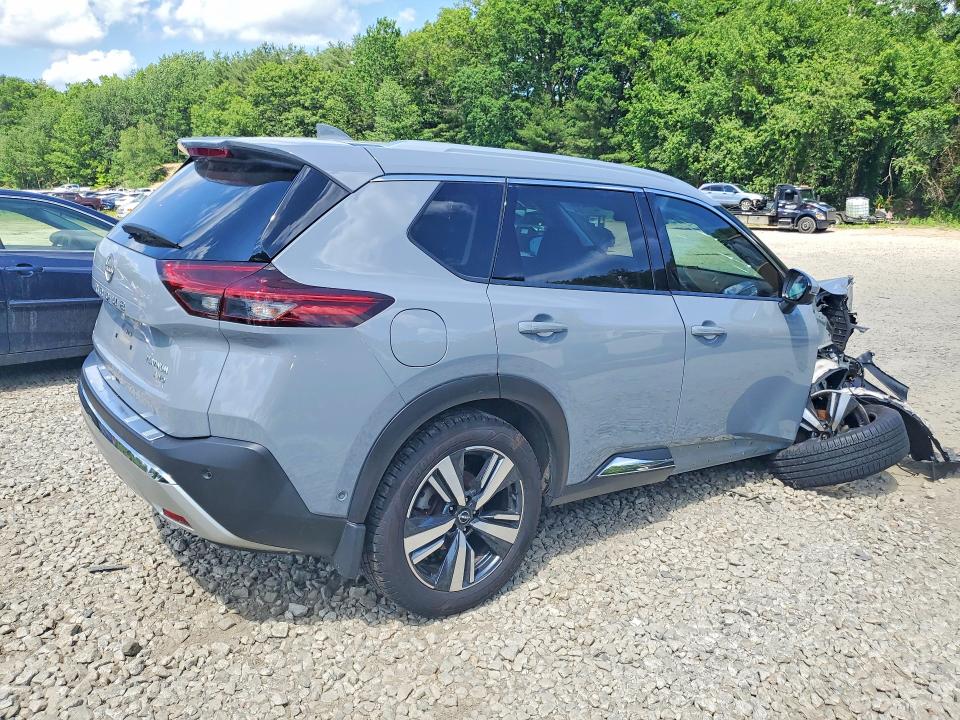 2023 Nissan Rogue VIN JN8BT3DD1PW301337 COPART salvage auction — FRONT END, Ma - Cert Of Title-Salvage, sold $5,200 on 2026-07-17 (photo 3)