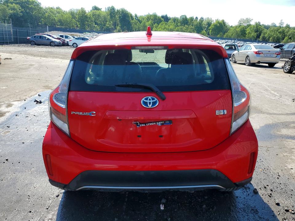 2018 Toyota Prius VIN JTDKDTB36J1614164 COPART salvage auction — FRONT END, Pa - Certificate Of Salvage, sold $3,200 on 2026-07-08 (photo 6)