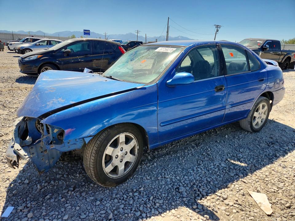 2006 Nissan Sentra VIN 3N1CB51D66L618752 COPART salvage auction — FRONT END, Ut - Salvage Certificate, sold $150 on 2026-07-24 (photo 1)