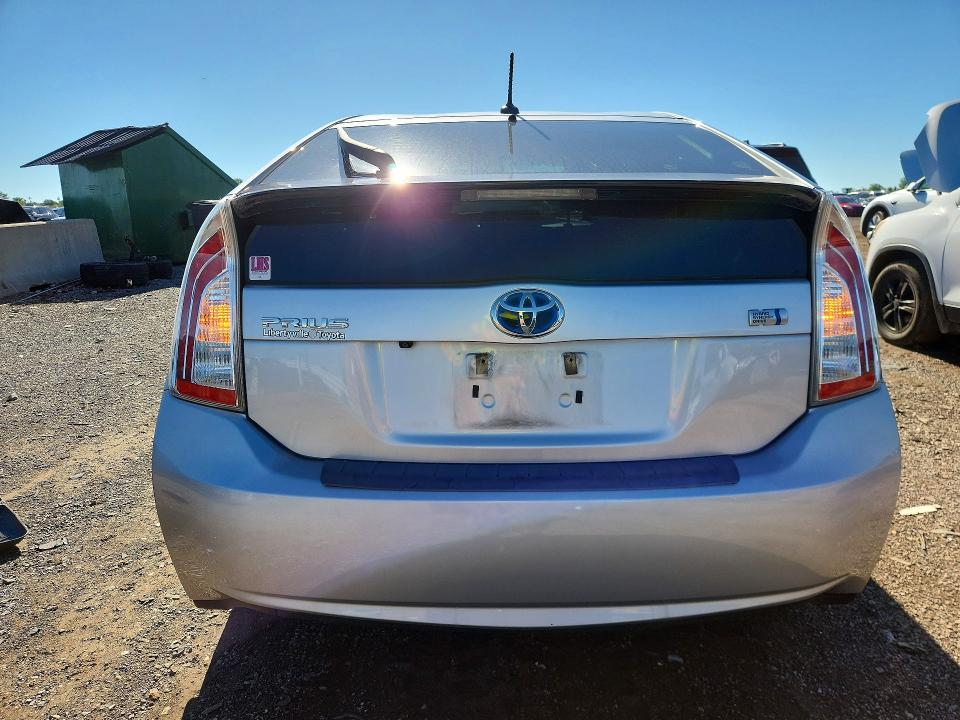 2012 Toyota Prius VIN JTDKN3DU4C5489583 COPART salvage auction — FRONT END, Il - Salvage Certificate, sold $1,650 on 2026-07-21 (photo 6)