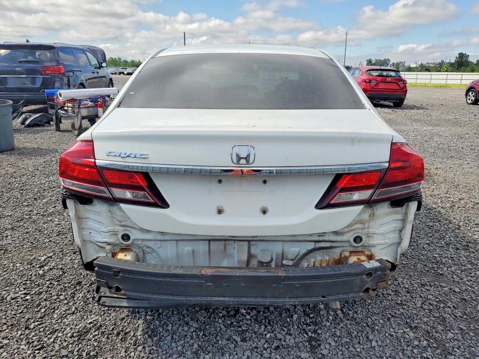 2013 Honda Civic VIN 2HGFB2F45DH108787 COPART salvage auction — FRONT END, On - Permit No Brand - Unfit, sold $2,600 on 2026-07-02 (photo 6)