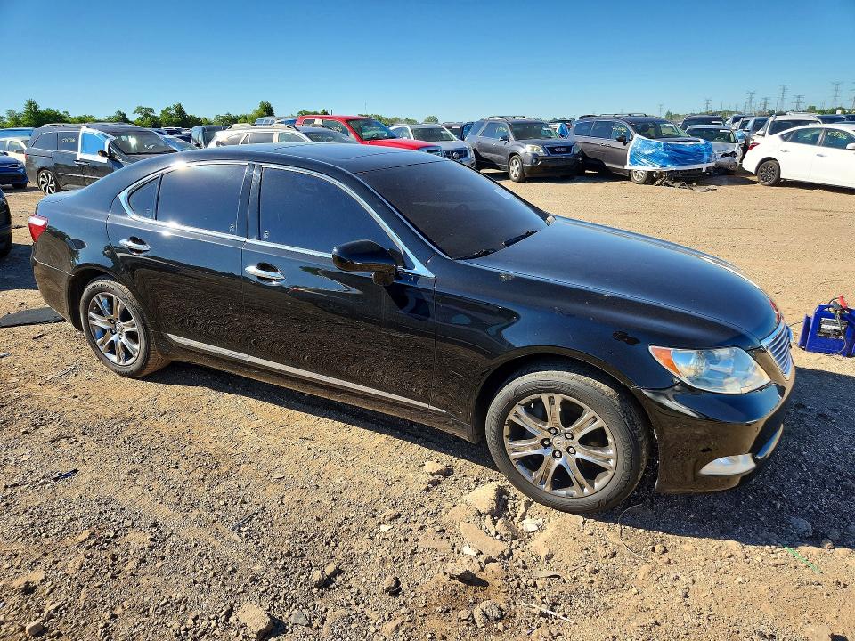 2007 Lexus Ls VIN JTHBL46F175031725 COPART salvage auction — HAIL, Il - Salvage Certificate, sold $1,200 on 2026-07-16 (photo 4)