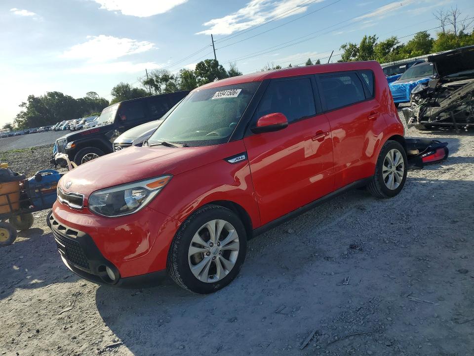 2016 Kia Soul VIN KNDJP3A52G7838060 COPART salvage auction — REAR END, Fl - Cert Of Title Slvg Rebuildable, sold $1,100 on 2026-07-07 (photo 1)