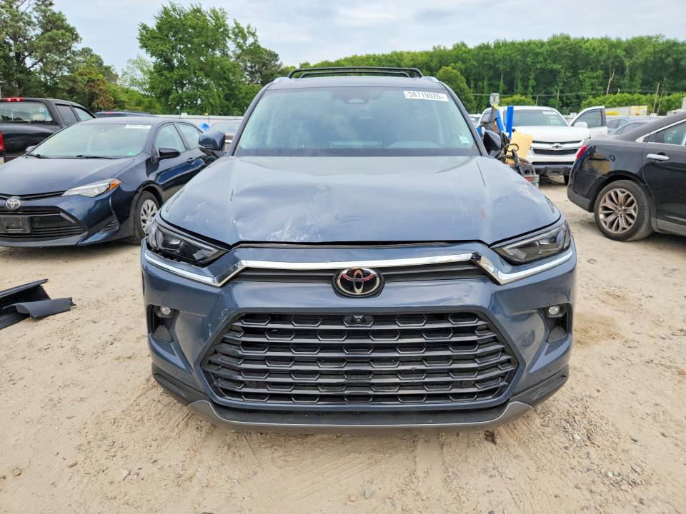 2024 Toyota Highlander VIN 5TDAAAB55RS068627 COPART salvage auction — FRONT END, Az - Cert Of Title - Salvage, sold $27,000 on 2026-07-07 (photo 5)