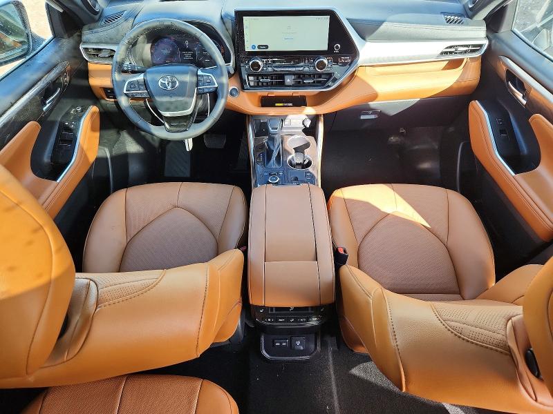 2025 Toyota Highlander VIN 5TDKDRBH2SS586611 COPART salvage auction — FRONT END, Il - Salvage Certificate, sold $30,500 on 2026-07-28 (photo 8)