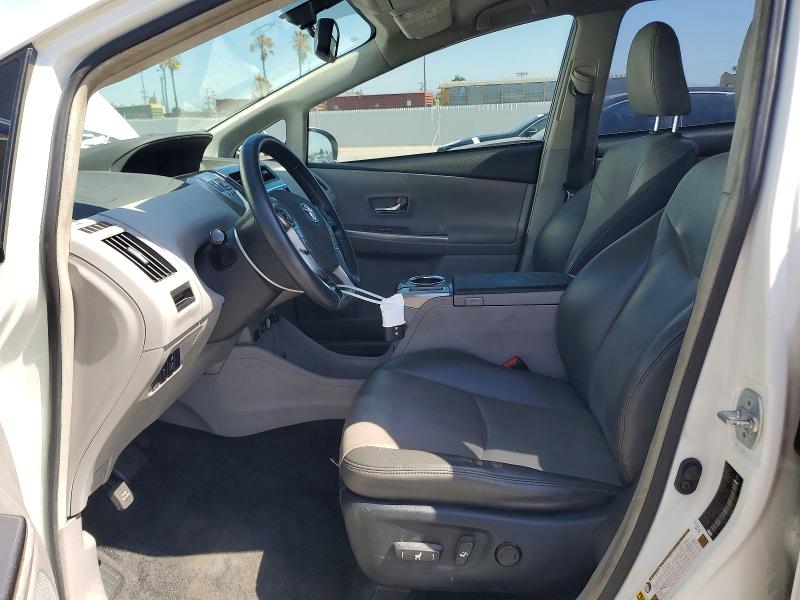 2015 Toyota Prius v VIN JTDZN3EU9FJ029439 COPART salvage auction — REAR END, Ca - Salvage Certificate, sold $2,300 on 2026-07-31 (photo 7)