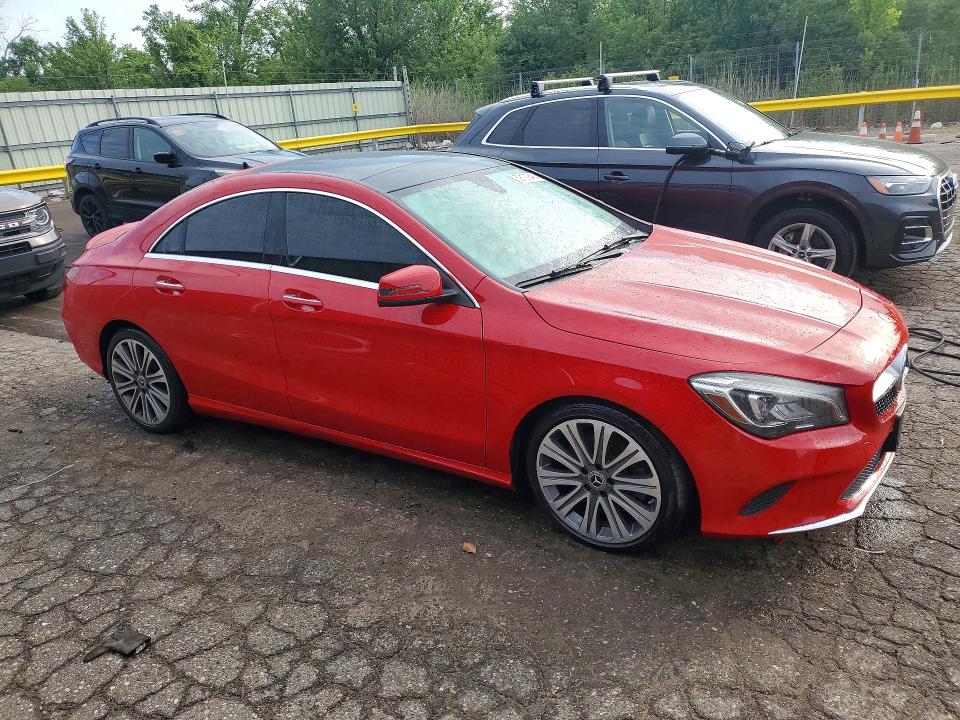 2018 Mercedes-benz Cla-klasse VIN WDDSJ4GB5JN524808 COPART salvage auction — MINOR DENT/SCRATCHES, Mi - Certificate Of Title, sold $4,600 on 2026-08-07 (photo 4)
