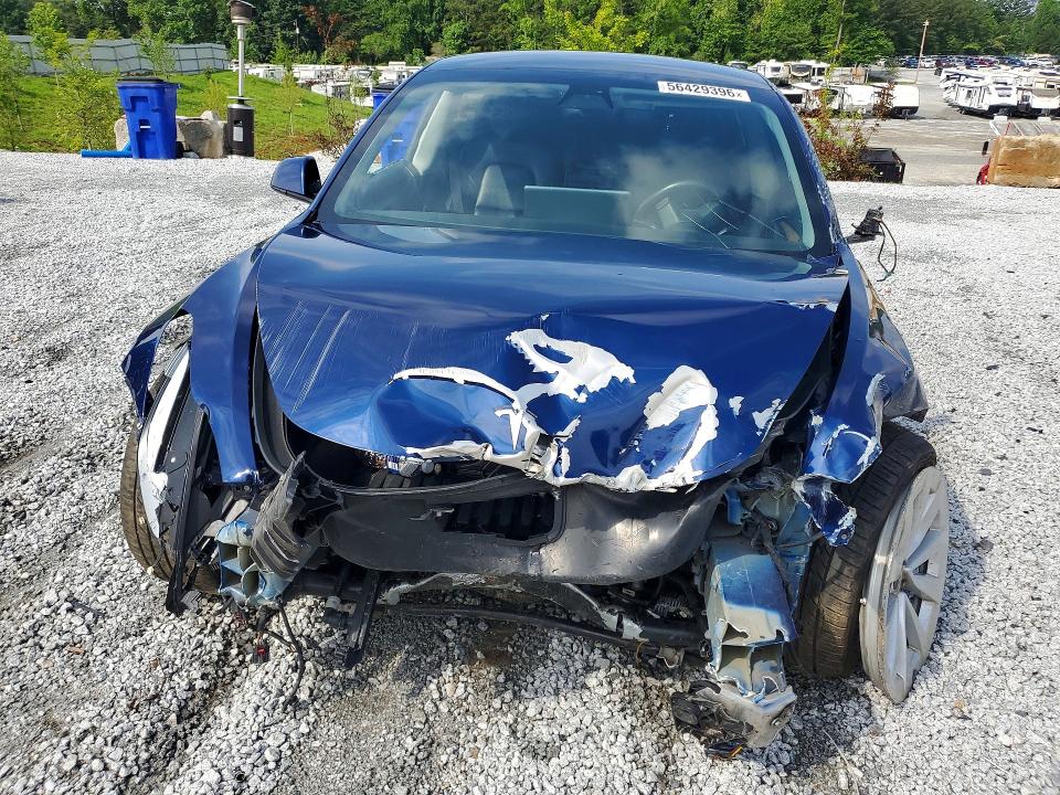 2022 Tesla Model 3 VIN 5YJ3E1EB8NF192632 COPART salvage auction — FRONT END, Ga - Cert Of Title-Salvage, sold $2,500 on 2026-07-20 (photo 5)
