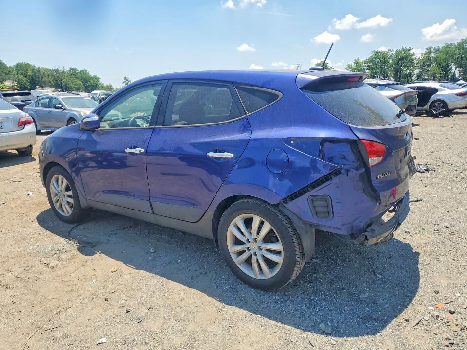 2013 Hyundai Tucson VIN KM8JUCAC9DU643332 COPART salvage auction — REAR END, Md - Cert Of Salvage > 75% Damage, sold $2,100 on 2026-07-16 (photo 2)