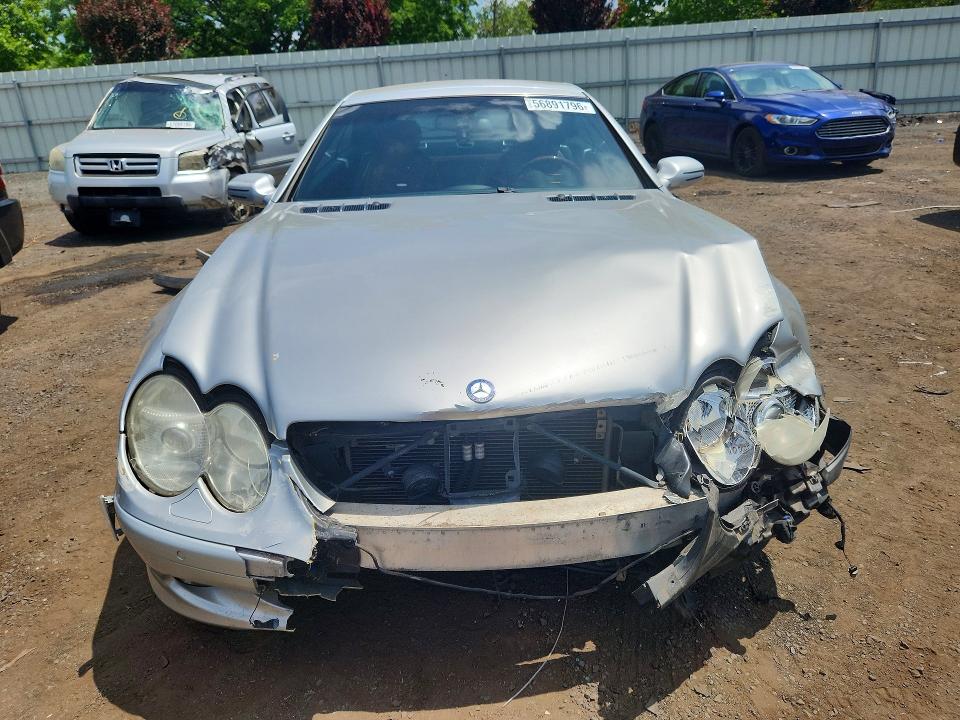 2003 Mercedes-benz Sl-class VIN WDBSK75F93F052543 COPART salvage auction — FRONT END, CT - BILL OF SALE-SALVAGE, sold $525 on 2026-07-21 (photo 5)