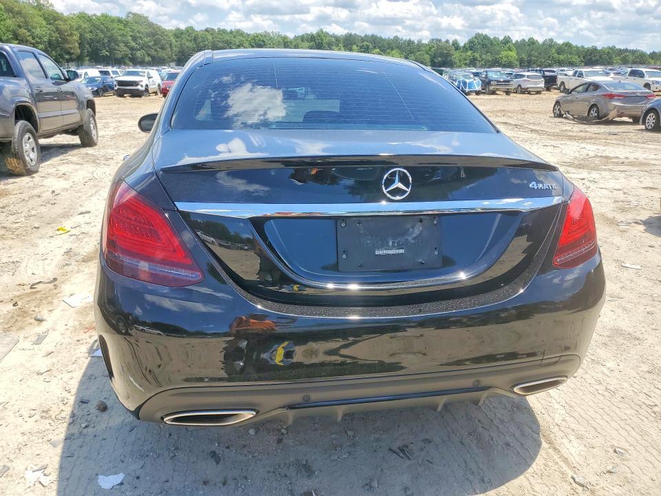 2021 Mercedes-benz C-klasse VIN W1KWF8EB1MR611289 COPART salvage auction — FRONT END, Md - Cert Of Salvage > 75% Damage, sold $1,850 on 2026-07-28 (photo 6)