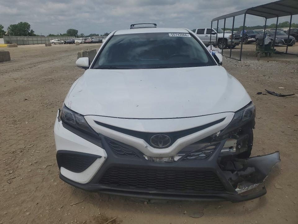 2022 Toyota Camry VIN 4T1G11AKXNU674959 COPART salvage auction — FRONT END, Ks - Cert Of Title-Salvage, sold $8,100 on 2026-07-30 (photo 5)
