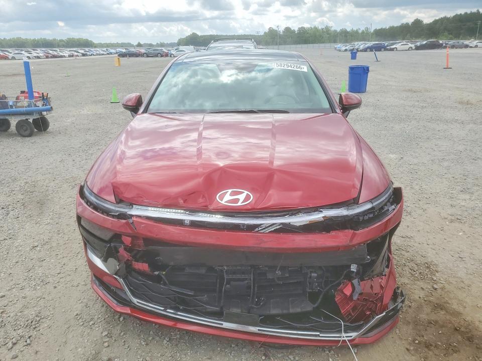 2025 Hyundai Sonata VIN KMHL54JJ0SA119933 COPART salvage auction — FRONT END, Nc - Salvage Certificate Of Title, sold $300 on 2026-07-27 (photo 5)