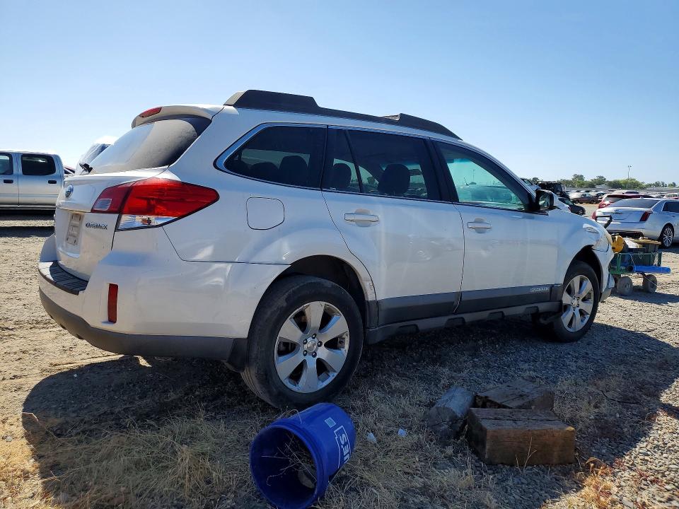 2012 Subaru Outback VIN 4S4BRBCC4C3249982 COPART salvage auction — FRONT END, Ca - Dis/Dlr/Exp App For Dup Clean, sold $175 on 2026-07-09 (photo 3)