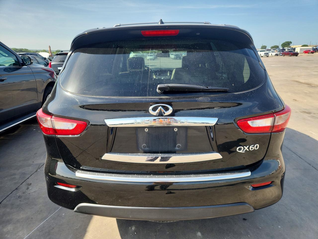 2015 Infiniti QX60 VIN 5N1AL0MNXFC511414 COPART salvage auction — Side, TX - SALVAGE VEHICLE TITLE, sold $750 on 2026-07-09 (photo 6)