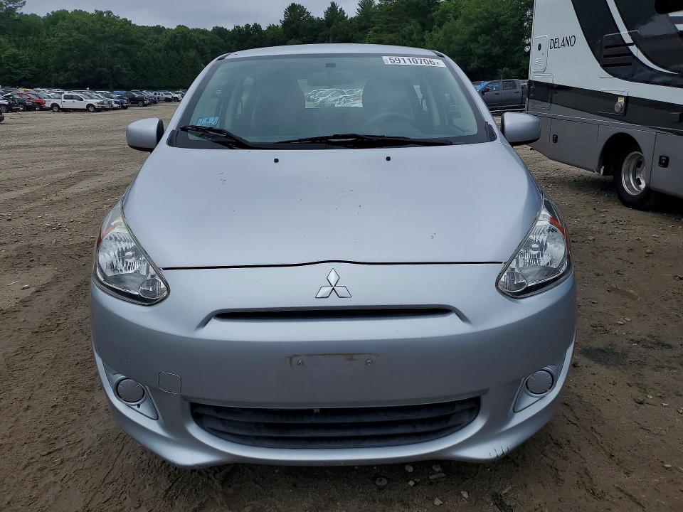 2015 Mitsubishi Mirage VIN ML32A3HJ0FH000758 COPART salvage auction — MINOR DENT/SCRATCHES, MA - CERTIFICATE OF TITLE, sold $800 on 2026-07-02 (photo 5)