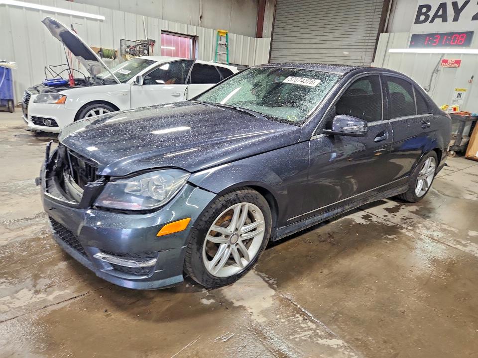 2014 Mercedes-benz VIN WDDGF8AB0ER310234 COPART salvage auction — FRONT END, Il - Salvage Certificate, sold $2,200 on 2026-07-21 (photo 1)