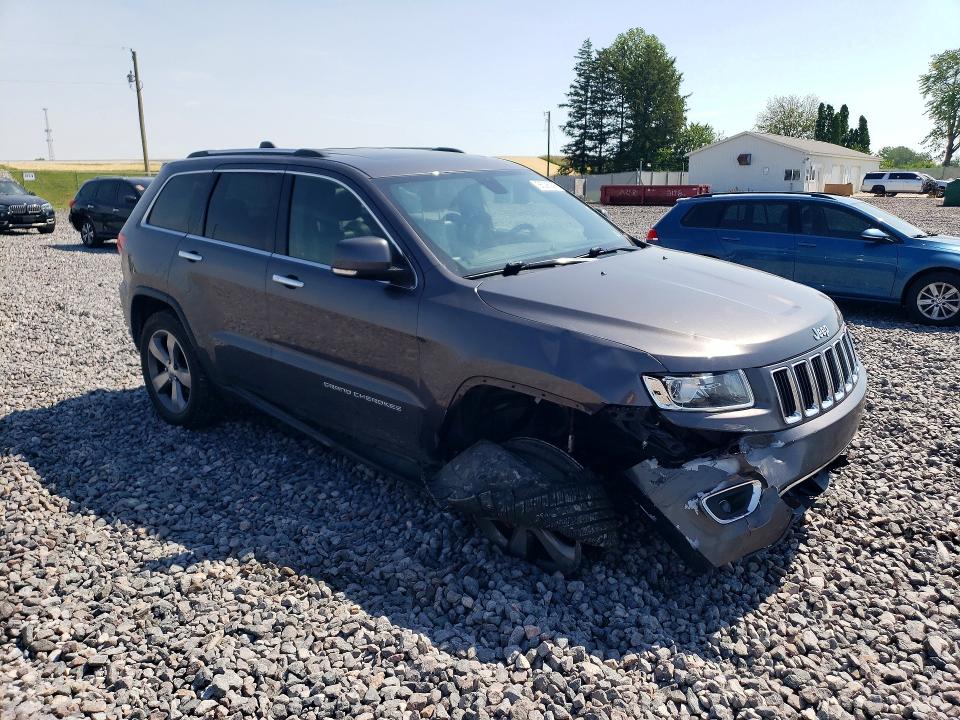 2014 Jeep Cherokee VIN 1C4RJFBG0EC505737 COPART salvage auction — FRONT END, In - Certificate Of Title, sold $1,950 on 2026-07-09 (photo 4)